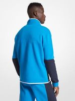 Cotton Blend Half-Zip Sweatshirt