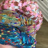 shimmer confetti knotted headband