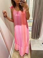 ombre adjust tie maxi