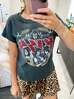 kiss world tour reverse girlfriend tee