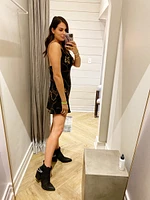 celine black chains