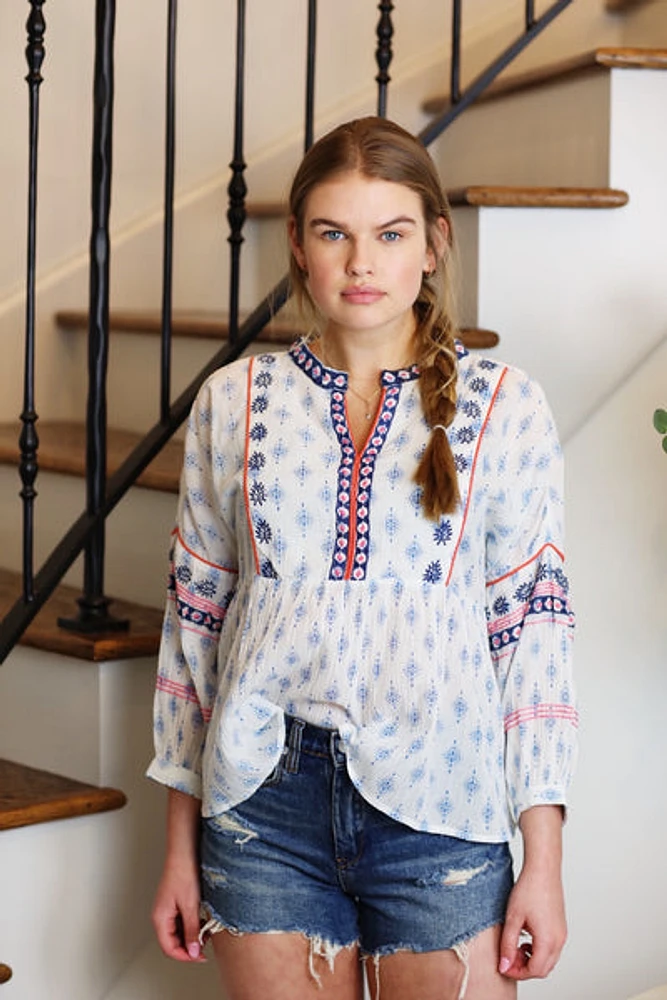 penelope peasant top