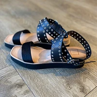 panko stud midnight calf hair