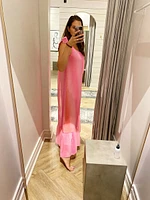 ombre adjust tie maxi