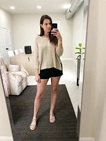 carly crew neck sweater