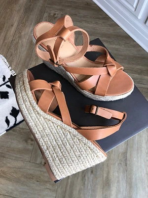 Charlotte Wedge Leather