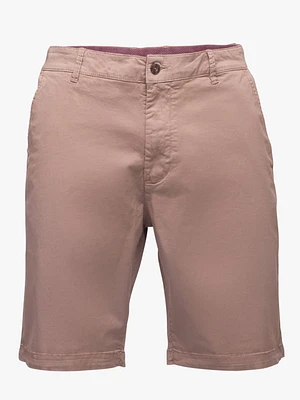 Calções bermuda Twill lisos camel