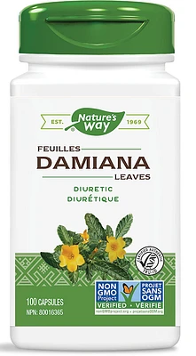 NATURE'S WAY Damiana Leaves (100 caps)