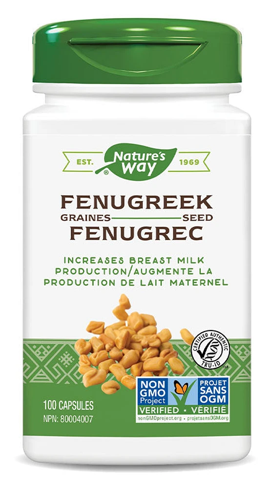 NATURE'S WAY Fenugreek Seed (100 caps)