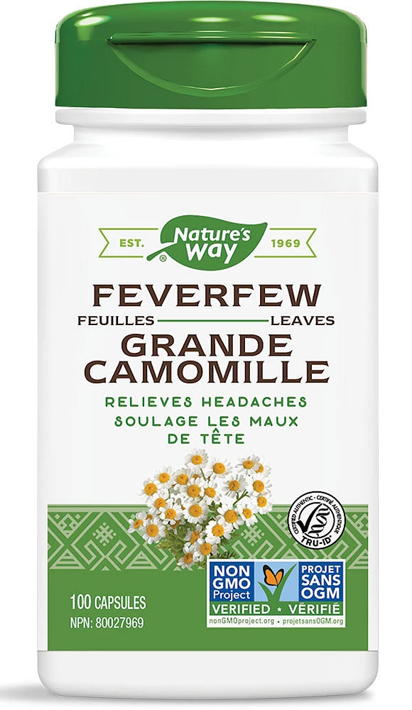 NATURE'S WAY Feverfew Leaves (100 caps)