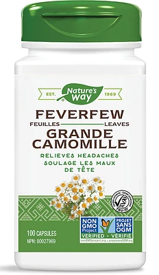 NATURE'S WAY Feverfew Leaves (100 caps)