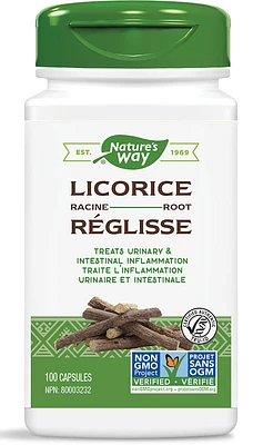 NATURE'S WAY Licorice Root (100  caps)