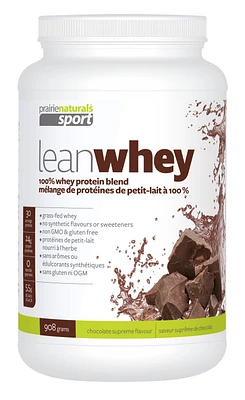 PRAIRIE NATURALS Lean Whey Protein (Chocolate Supreme - 908 gr)