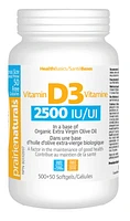 PRAIRIE NATURALS Vitamin D3 (2500 IU - 500 + 50 sgels)