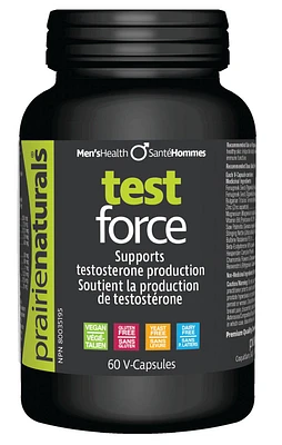 PRAIRIE NATURALS Test Force (60 veg caps)