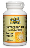 NATURAL FACTORS SunVitamin D3 (1000 IU