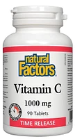 NATURAL FACTORS Vitamin C  TR (1000 mg - 90 tabs)