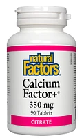 NATURAL FACTORS Calcium Factor+ (350mg - 90 tabs)