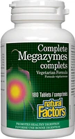 Natural Factors Complete Megazymes (180 tabs)
