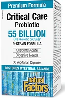 NATURAL FACTORS Critical Care Probiotic (55 Billion