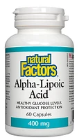 NATURAL FACTORS Alpha Lipoic (400 mg - 60 caps)