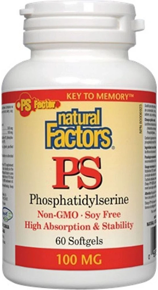 NATURAL FACTORS PS (100 mg - 60 sgels)