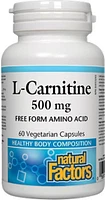 NATURAL FACTORS L-Carnitine (500 mg - 60 veg caps)