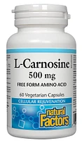 NATURAL FACTORS L-Carnosine (500 mg - 60 veg caps)