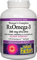 NATURAL FACTORS RxOmega-3 for Women (300 mg - 120 sgels)