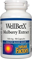 NATURAL FACTORS WellBetX Mulberry Extract (100 mg - 90 caps)