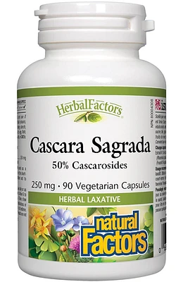 HERBAL FACTORS Cascara Sagrada (250mg - 90 caps)