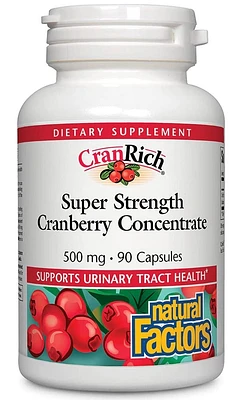 Natural Factors Super Strength Cranberry Concentrate (500 mg - 90 Softgels)