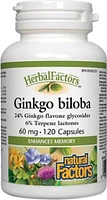 HERBAL FACTORS Ginkgo Biloba (60 mg - 120 caps)