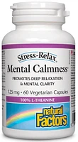 NATURAL FACTORS Mental Calmness (125 mg - 60 caps)
