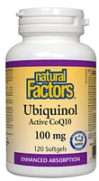 NATURAL FACTORS Ubiquinol CoQ10 (100 mg - 120 sgels)