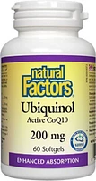NATURAL FACTORS Ubiquinol CoQ10 (200 mg - 60 sgels)
