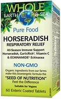 WHOLE EARTH & SEA Horseradish Respiratory Relief (60 tabs)