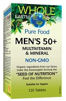 WHOLE EARTH & SEA Mens 50+ Multivitamin & Mineral (120 tabs)