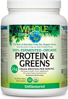 WHOLE EARTH & SEA Organic Protein & Greens (Unflavoured - 640 gr)