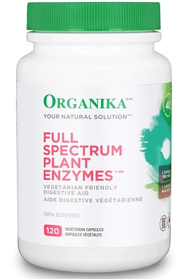 ORGANIKA Full Spectrum Plant Enzymes (120 vcaps)