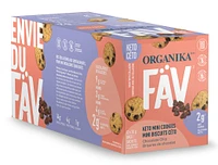 ORGANIKA Fav Keto Mini Cookies Chocolate Chip (30gr - 12 sachets)