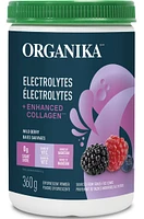 ORGANIKA Electrolytes + Enhanced Collagen (Wild Berry - 360 gr)