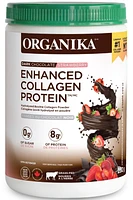 ORGANIKA Enhanced Collagen Protein (Dark Chocolate Strawberry - 252 g)
