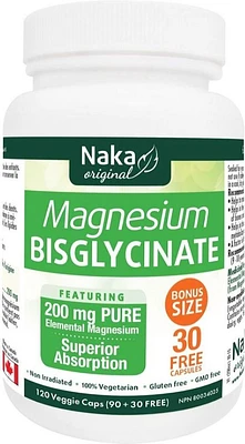 NAKA Magnesium Bisglycinate (200 mg