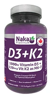 NAKA PLATINUM D3 + K2 (150 sgels)