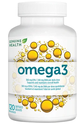 GENUINE HEALTH Omega3 (120 softgels)