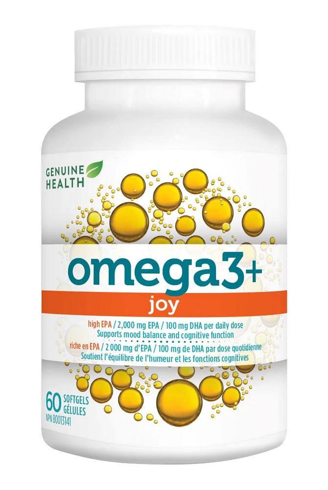 GENUINE HEALTH Omega3+ JOY ( softgels