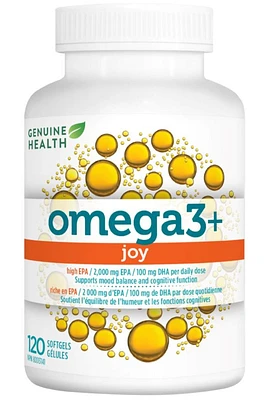 GENUINE HEALTH Omega3+ JOY (120 softgels