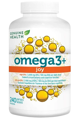 GENUINE HEALTH Omega3+ JOY (240 softgels)