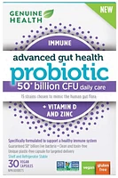 GENUINE HEALTH Advanced Gut Health Immune (50 Billion CFU - 30 vcaps)